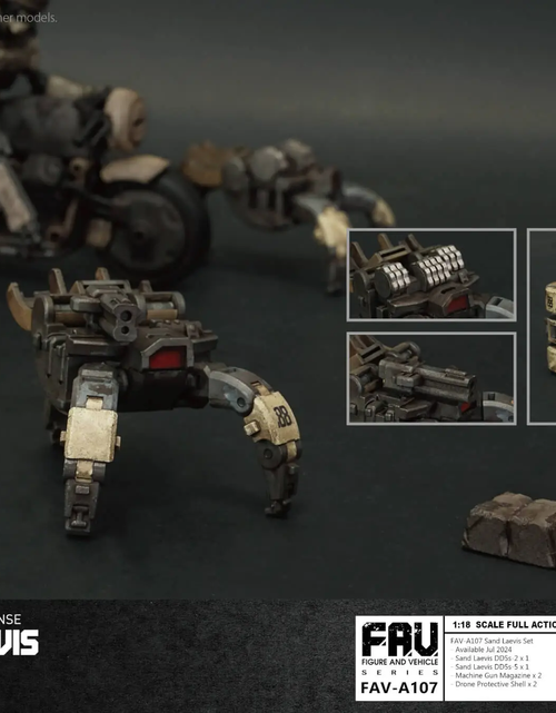 Load image into Gallery viewer, TOYS ALLIANCE x Acid Rain FAV-A107 Sand Laevis Set 1:18 Figure
