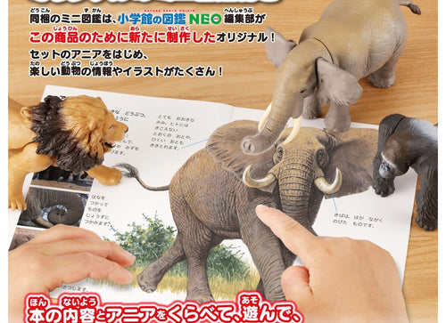 Load image into Gallery viewer, Takara Tomy Ania Shogakukan's Encyclopedia Neo Animals w/ Mini Field Guide
