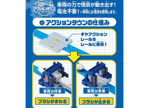 Load image into Gallery viewer, Takara Tomy Plarail Train Accessory J-33 Action Town Guru Guru Rotation Car Wash
