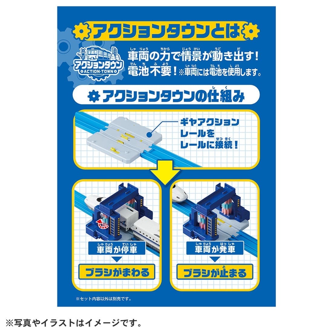 Takara Tomy Plarail Train Accessory J-33 Action Town Guru Guru Rotation Car Wash