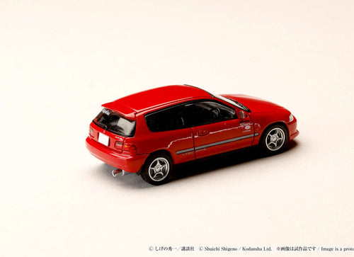 Load image into Gallery viewer, Hobby Japan 1/64 Honda CIVIC (EG6) Myogi Night Kids INITIAL D Shingo #HJDMD006
