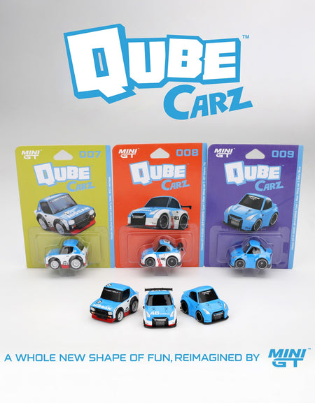 (Pre-order) Mini GT Qube Carz #007- #009 Nissan full set of 3 Model Cars