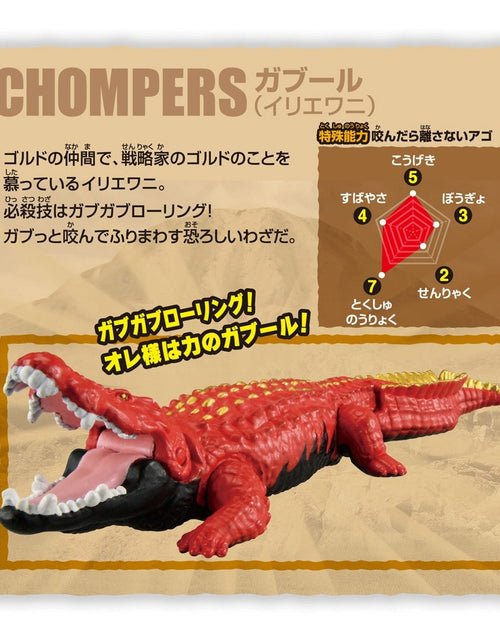 Load image into Gallery viewer, Takara Tomy Adventure Continent Ania Kingdom Gabool (Saltwater Crocodile) Figure
