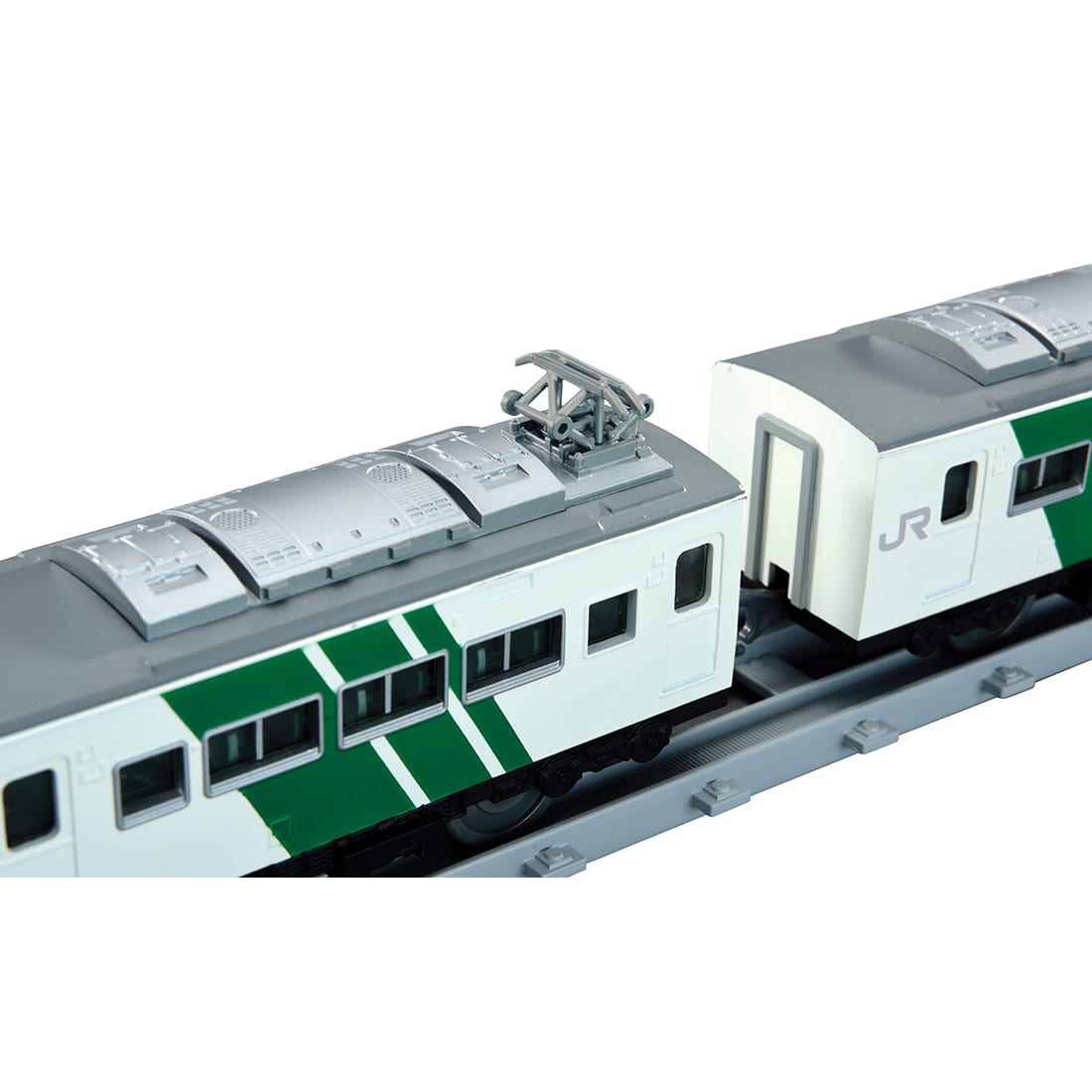 Takara Tomy Plarail Train - Real Class Series 185 Odoriko Green Stripe