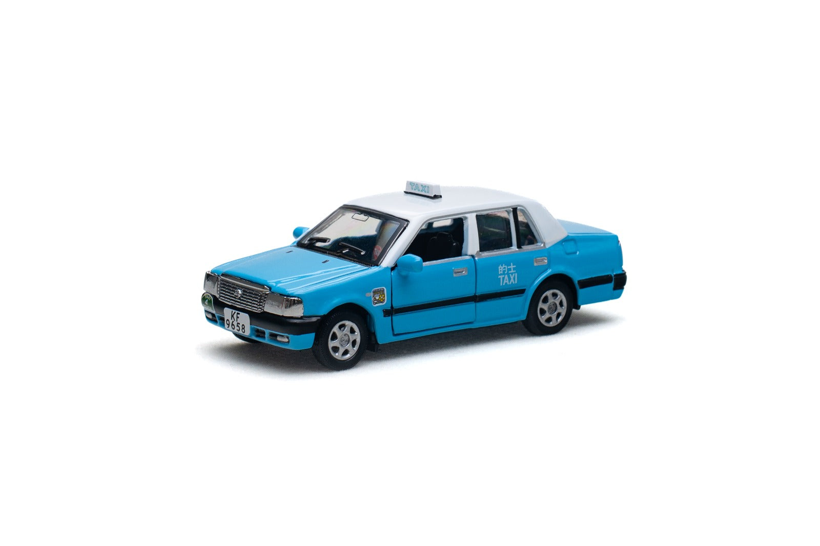 Tiny City PTV09 Die-cast Model Car 1/64 Toyota Crown Comfort Blue Taxi KF9658