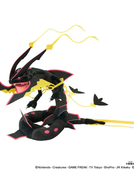 Takara Tomy Pokemon Soft Plush Toy Black Mega Rayquaza