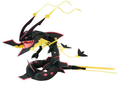 Load image into Gallery viewer, Takara Tomy Pokemon Soft Plush Toy Black Mega Rayquaza
