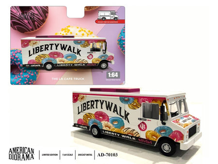 American Diorama 1:64 Food Truck series – LB Cafe Model Car