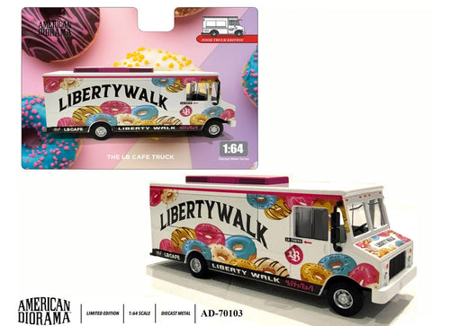 Load image into Gallery viewer, American Diorama 1:64 Food Truck series – LB Cafe Model Car
