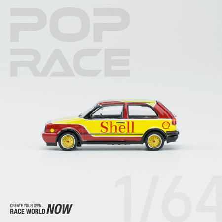 POPRACE 1/64 Shell Volkswagen Golf GTI MKII Diecast Model Car