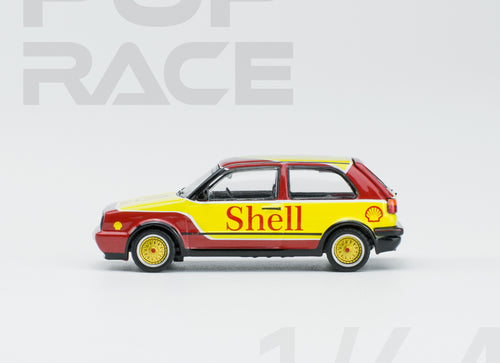 Load image into Gallery viewer, POPRACE 1/64 Shell Volkswagen Golf GTI MKII Diecast Model Car

