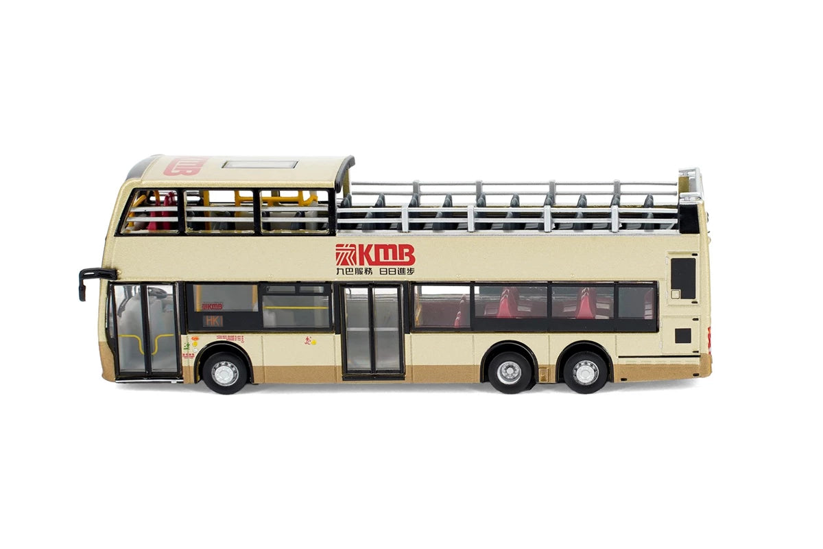 Tiny City Die-cast 1/110 - KMB ADL Enviro500 MMC 12M Open-top Bus (HK1)(Gold)