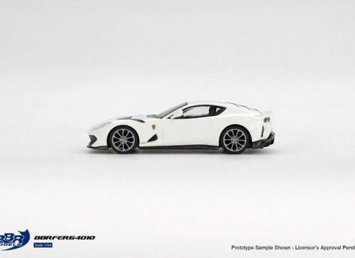 Load image into Gallery viewer, BBR 1/64  Ferrari 812 Competizione Bianco Avus Diecast Model Car
