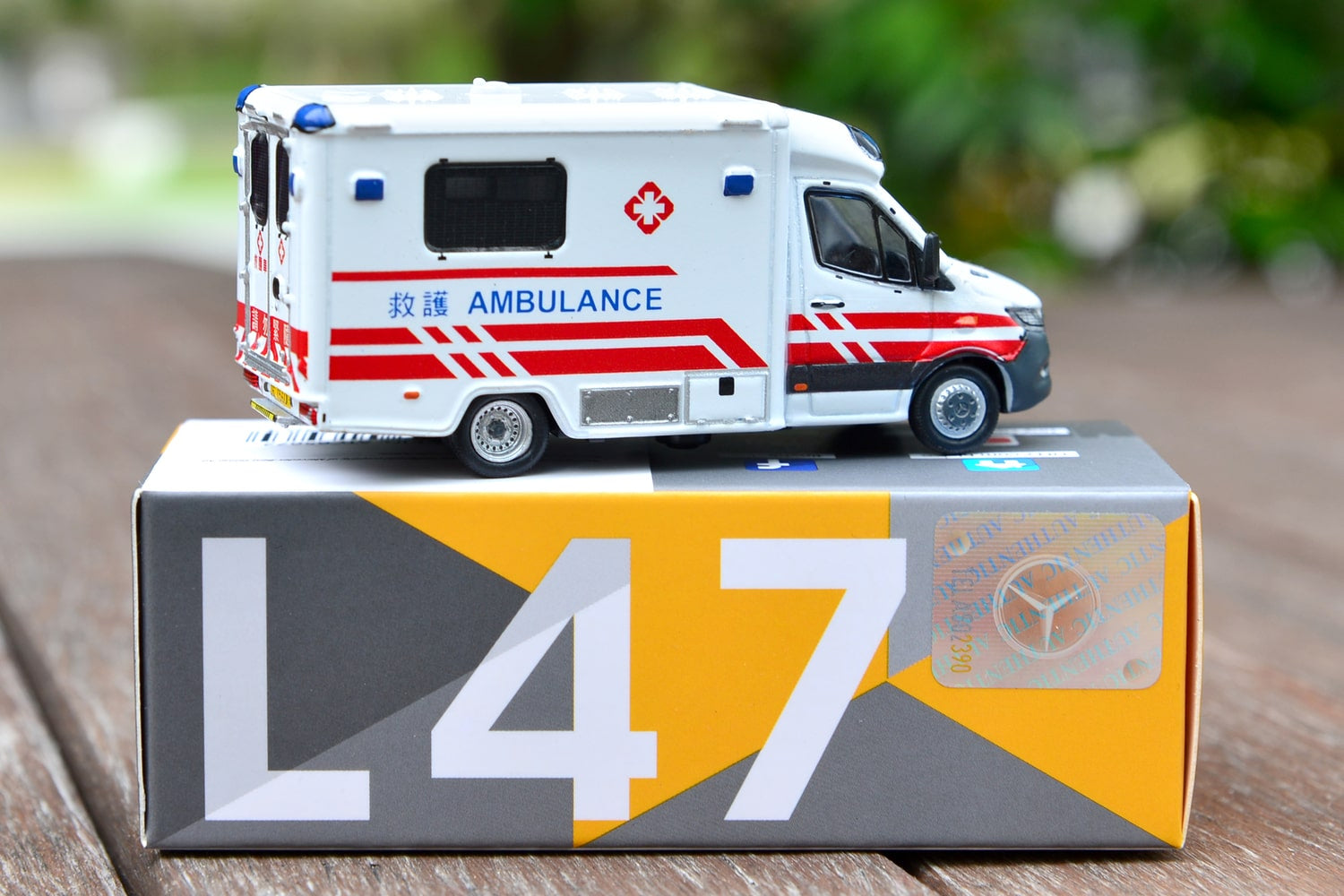 Tiny City L47 Die-cast Model Car - 1/76 MERCEDES-BENZ Sprinter FL White