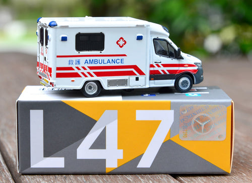 Load image into Gallery viewer, Tiny City L47 Die-cast Model Car - 1/76 MERCEDES-BENZ Sprinter FL White
