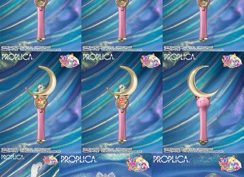 Load image into Gallery viewer, Bandai Proplica Moon Stick - Brilliant Color Edition (Sailor Moon)
