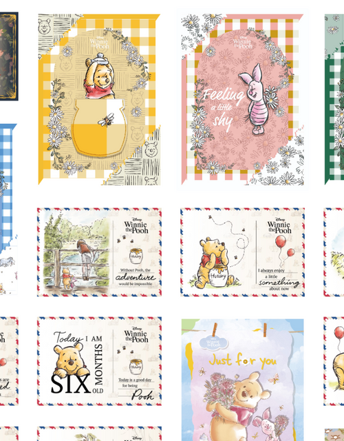 Load image into Gallery viewer, COSMOS Collectible Winnie the Pooh Collectible Card Box Set (80 cards SET)
