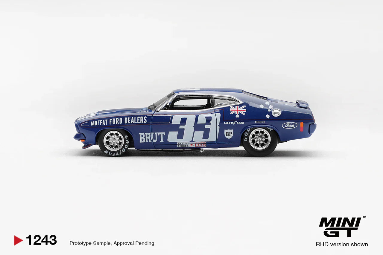 (Pre-order) Mini GT #1243 Ford XB Falcon GT #33 1974 Bathurst 1000 Australia Ex.
