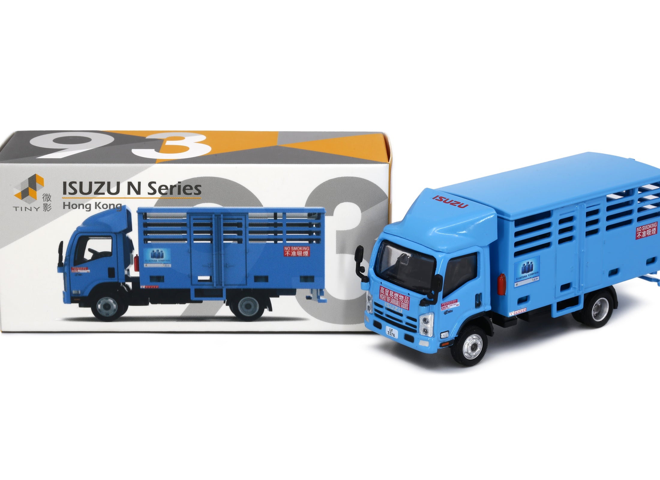 Tiny City 93 Die-cast Model Car - ISUZU N Series Bottled LPG Delivery Lorry
