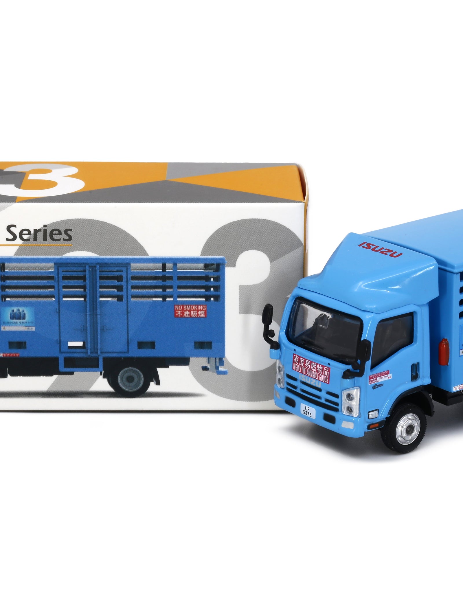 Tiny City 93 Die-cast Model Car - ISUZU N Series Bottled LPG Delivery Lorry