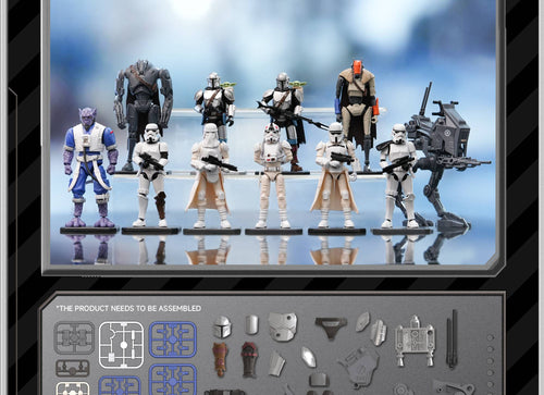 Load image into Gallery viewer, Blokees Star Wars The Mandalorian and Grogu CC LITE Series 01 (Full Set of 9)
