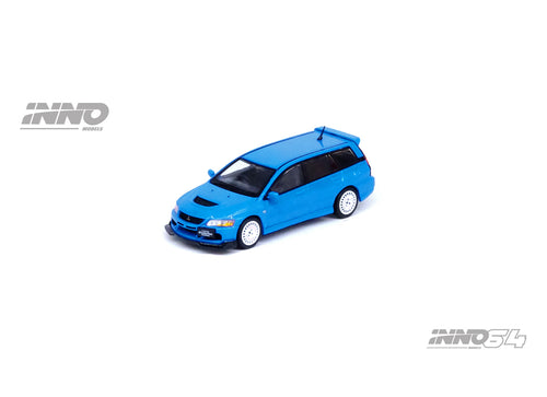 Load image into Gallery viewer, INNO64 1/64 die-cast mitsubishi lancer evolution ix wagon blue
