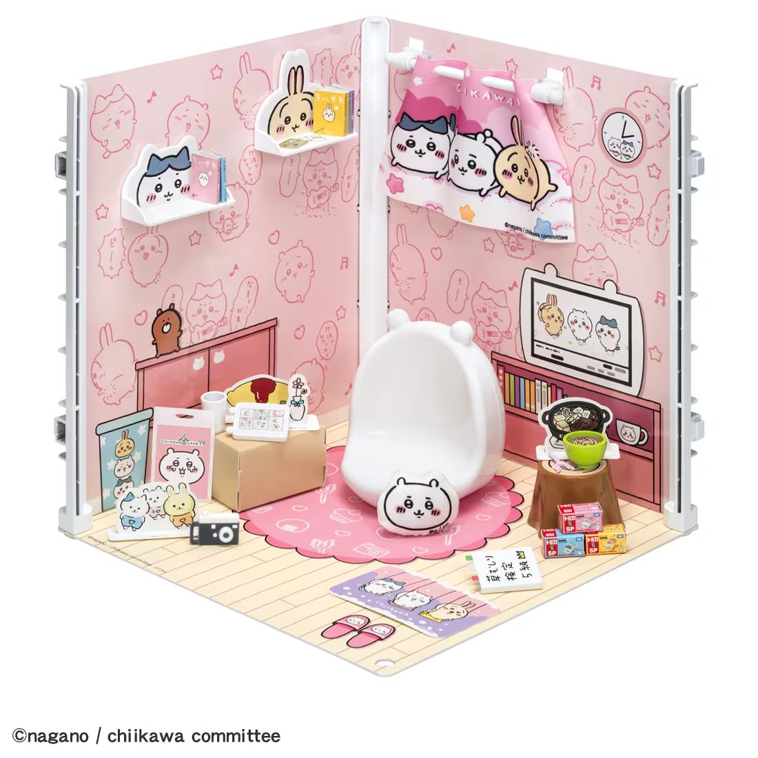 Takara Tomy Licca Chan Licca House A Lot of Chiikawa 2way Room Playset (NO DOLL)