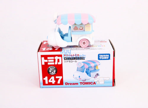 Load image into Gallery viewer, Takara Tomy Dream TOMICA Sanrio No. 147 Cinnamoroll Diecast Toy Car Japan
