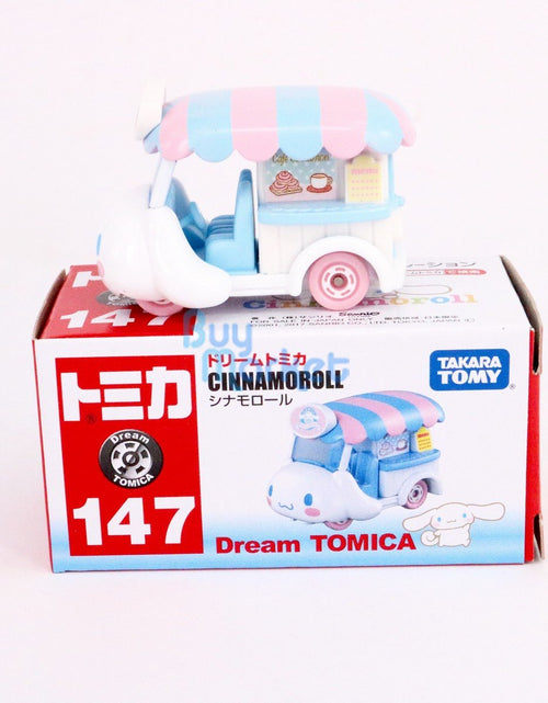 Load image into Gallery viewer, Takara Tomy Dream TOMICA Sanrio No. 147 Cinnamoroll Diecast Toy Car Japan
