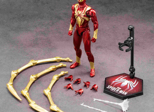 Load image into Gallery viewer, ZD Toys Marvel Avengers 1/10 Spider-Man Armor Ver. Spider Action Figure Set
