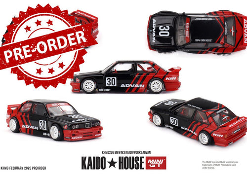 Load image into Gallery viewer, (Pre-order) Kaido House X Mini GT BMW M3  Kaido Works ADVAN #KHMG266
