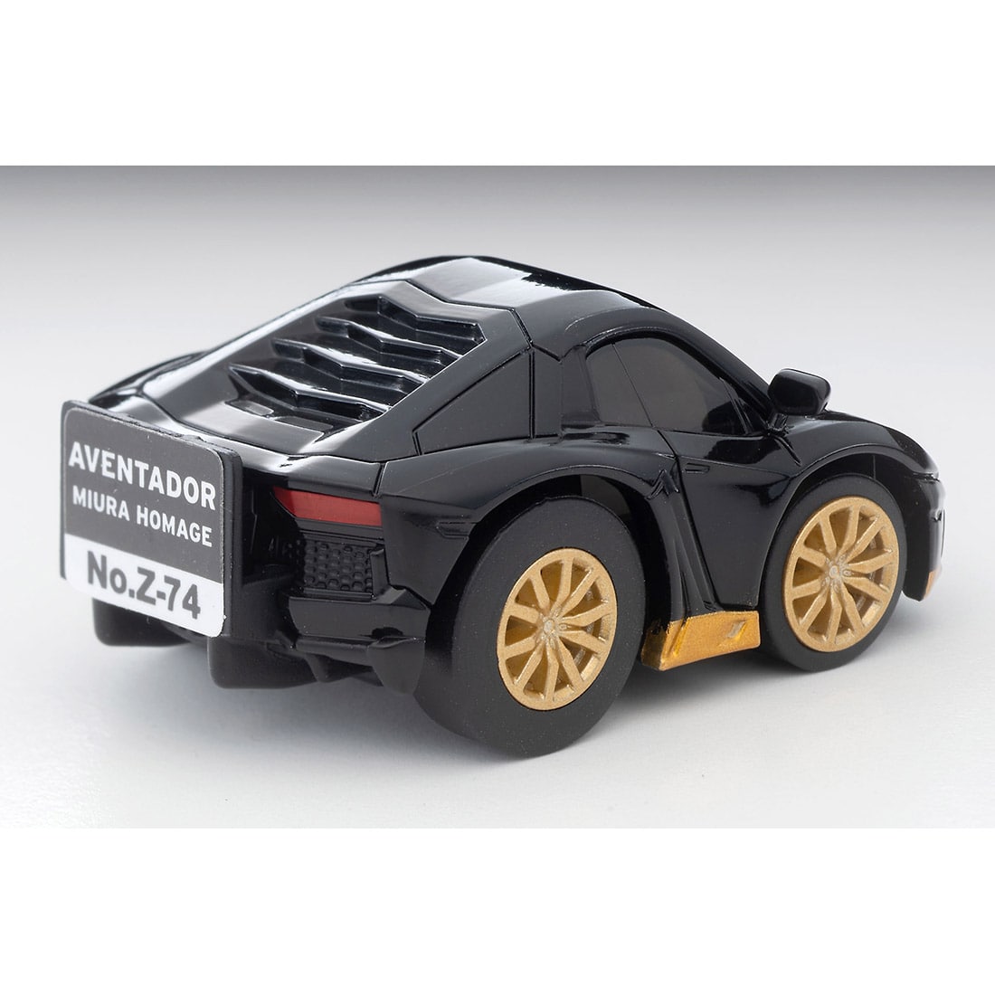 Takara Tomy Tomytec Choro Q zero Z-74c Lamborghini Aventador Miura Homage Black