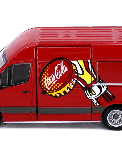 Load image into Gallery viewer, Tiny City Die-cast Model Car - MERCEDES-BENZ Sprinter Coca-Cola
