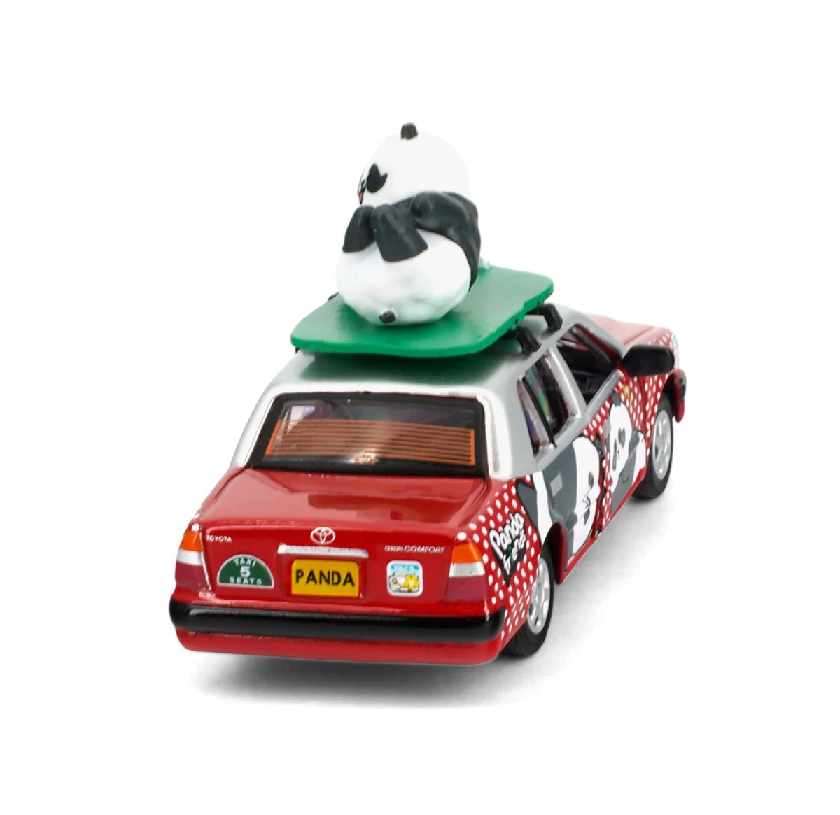 Tiny City Die-cast 1/64 - Tiny x Panda Friends Toyota Crown Comfort Taxi (Urban)