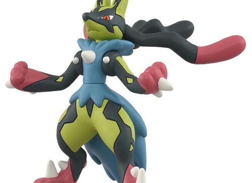 Load image into Gallery viewer, Takara Tomy Pokemon Monster Collection Yellow Mega Lucario Mini Figure
