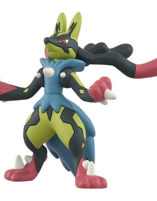 Load image into Gallery viewer, Takara Tomy Pokemon Monster Collection Yellow Mega Lucario Mini Figure
