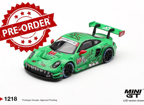 Load image into Gallery viewer, (Pre-order) MINI GT #1218 Porsche 911 GT3 R (992)#77 AO Racing 2025 IMSA Sebring
