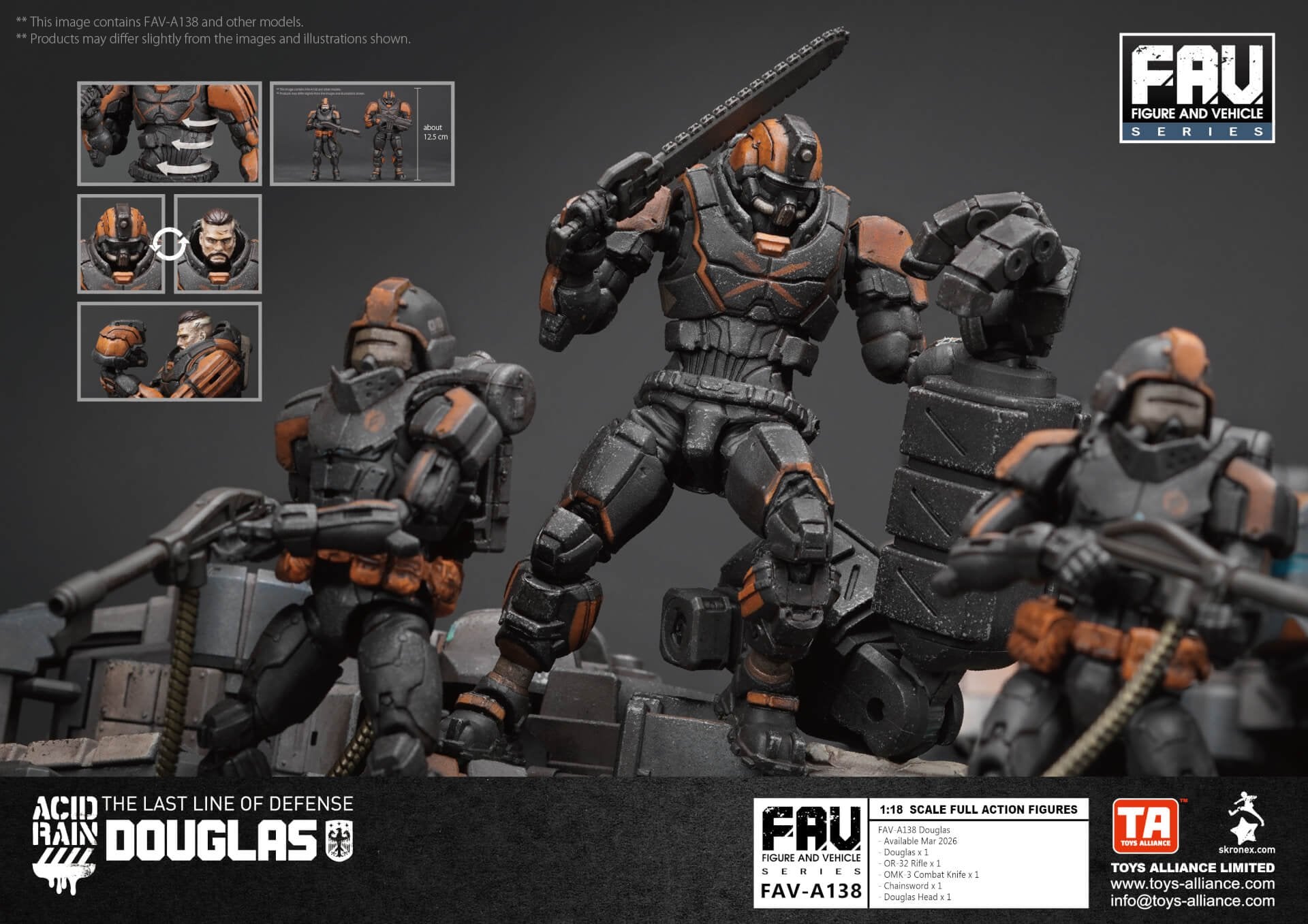 Acid Rain x Toy Alliance FAV-A138 Douglas Action Figure Set