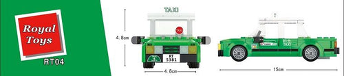Load image into Gallery viewer, Royal Toys Building Blocks Bricks RT04: Hong Kong Green Taxi (238 Pcs/Pzs)
