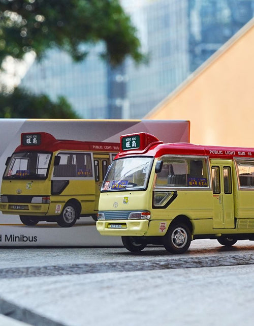 Load image into Gallery viewer, Tiny City 08 Die-cast Model Car - Toyota Coaster Red Mini Bus (XR2388)
