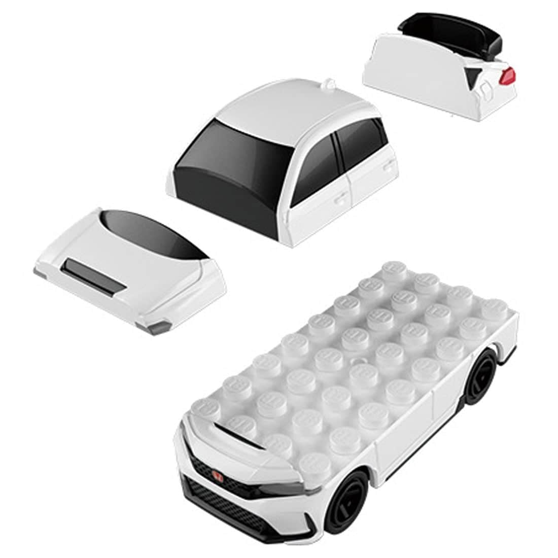 Takara Tomy Tomica Plarail Blocks Honda Civic TYPE R set