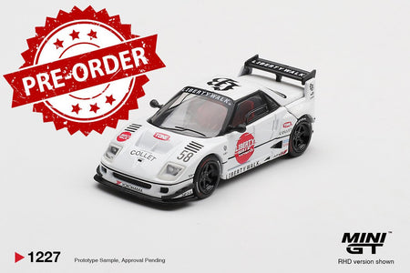 (Pre-order) MINI GT #1227 Mazda AZ-1 Liberty Walk LB40 LB-Hinomaru Diecast Model