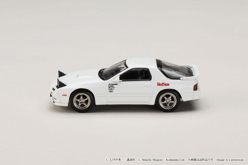 Hobby Japan 1/64 Mazda RX-7 (FC3S) RedSuns Initial D Ryosuke Takahashi VS Takumi