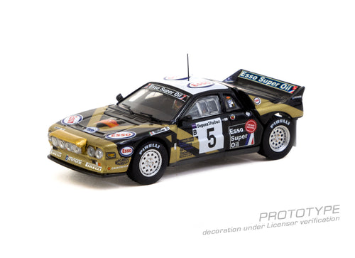Load image into Gallery viewer, Tarmac Works 1/64 Lancia 037 Rally Rally Catalunya 1985 Diecast Car
