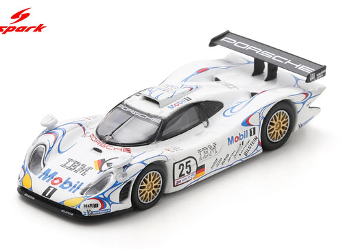 Load image into Gallery viewer, (Pre-order) Spark Porsche 911 GT1 No.25 2nd Le Mans 24H 1998 Diecast Model Car
