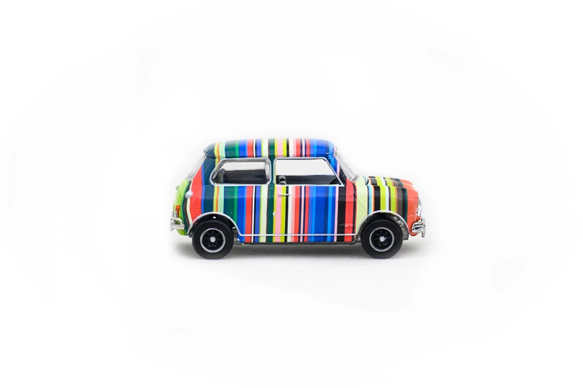 Tiny City Hong Kong 1:50 Diecast Model Car Art Car - Coloured Stripes