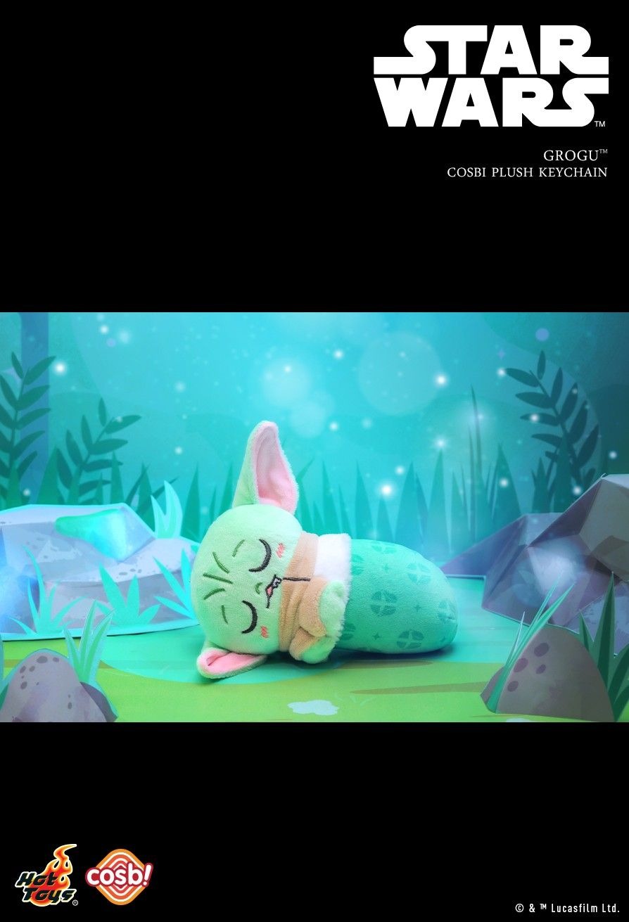 Hot Toys Star Wars Grogu Cosbi Plush Keychain Collection (Full set of 6)