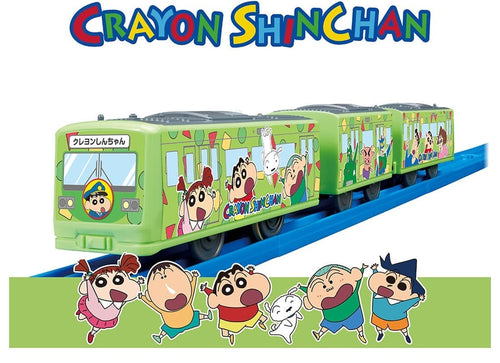 Load image into Gallery viewer, Takara Tomy Plarail Train - Crayon Shin-chan Wrapping Motorized Train
