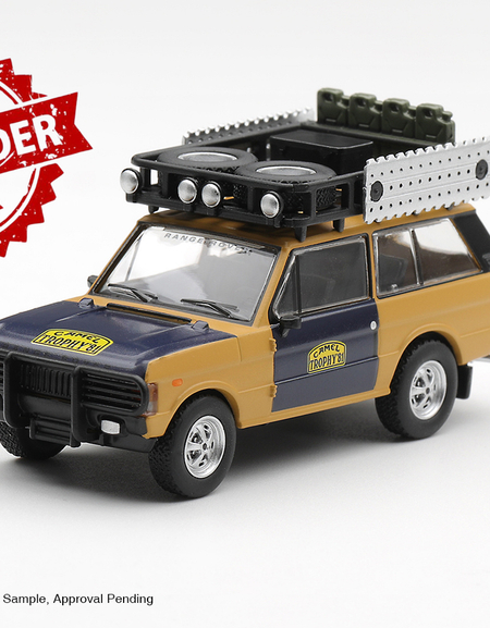 (Pre-order) Mini GT #1312 Range Rover 1981 Camel Trophy Sumatra H.Fischer W.Bays