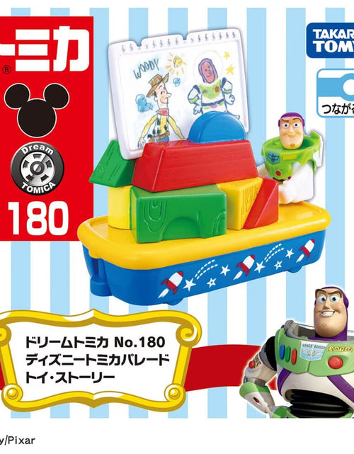 Load image into Gallery viewer, Takara Tomy Dream Tomica No.180 Disney Tomica Parade Toy Story Car
